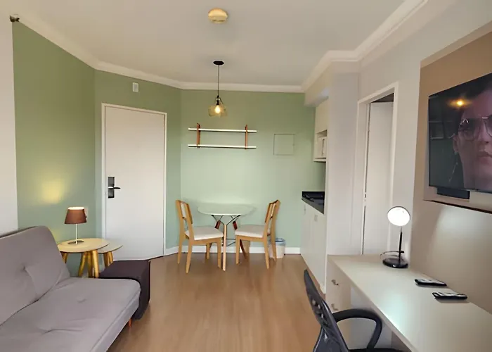 Flat Hotel Palace Com Cozinha E Sacada