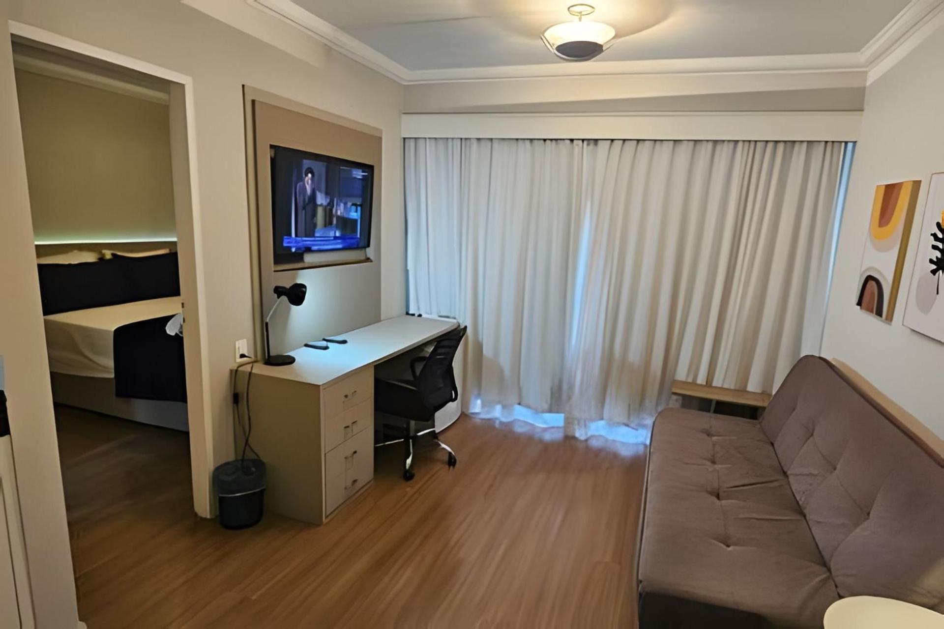 Hotel Flat Palace Com Cozinha E Sacada *